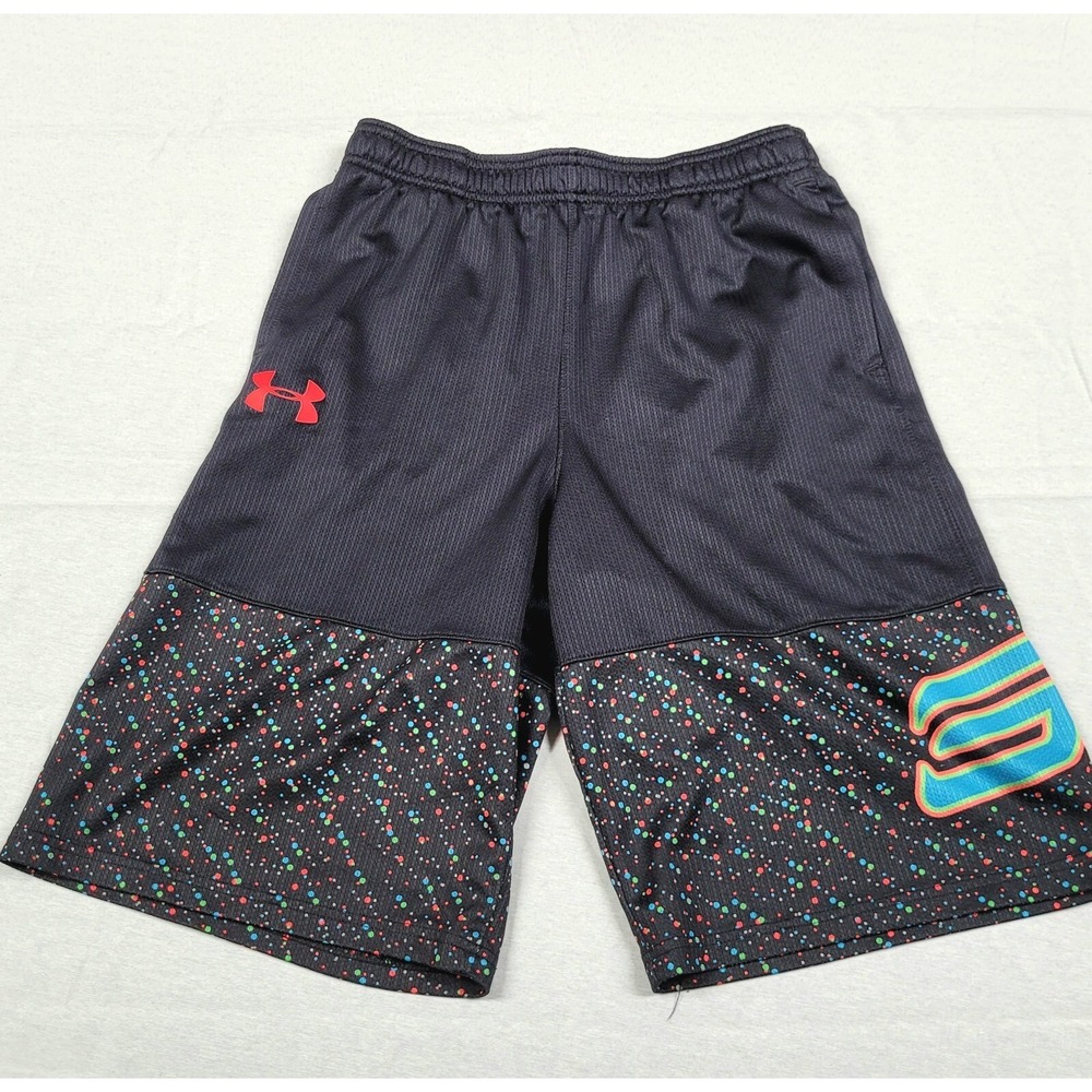 Under Armour Heatgear Basketball Shorts Youth Boy's YLG Black